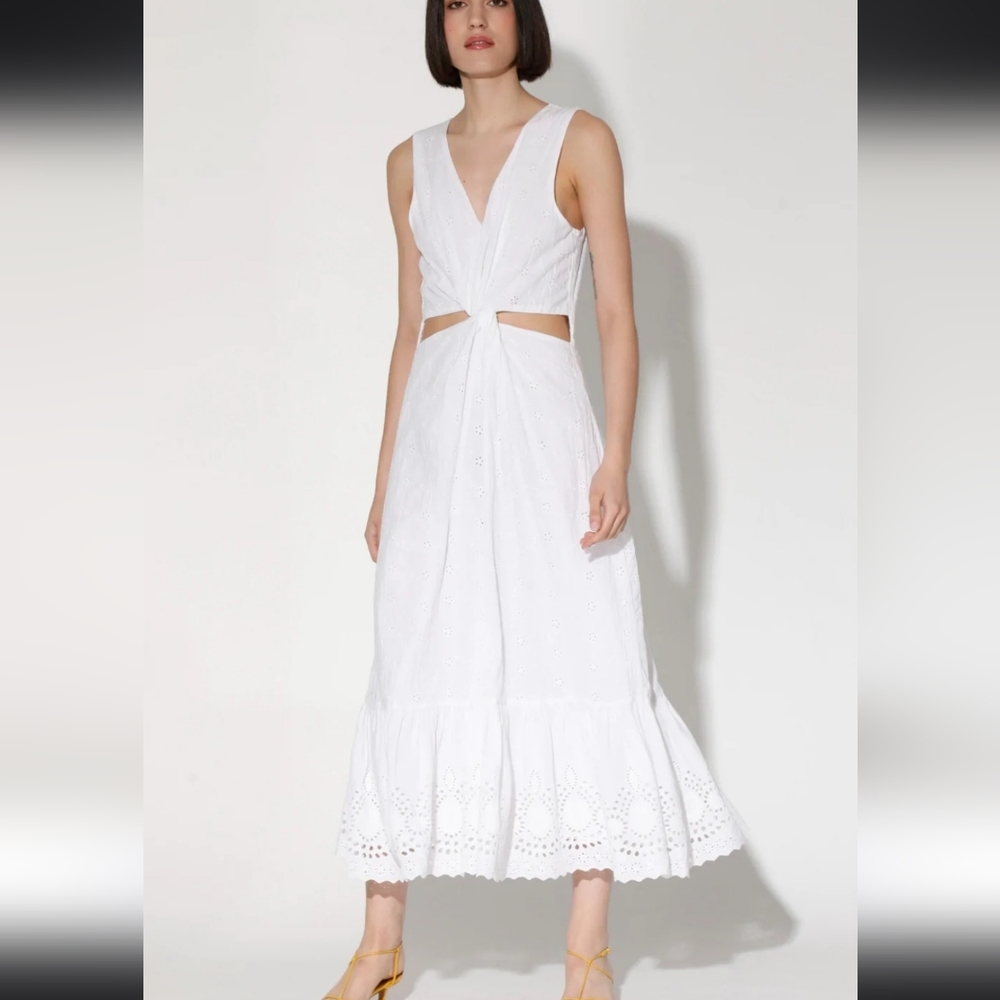 NWOT Walter Baker Knotted Nakita Eyelet Dress